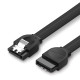 Кабель UGREEN SATA 3.0 F/F, чорний, 50см, US217 чорний