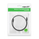 Кабель UGREEN SATA 3.0 F/F, чорний, 50см, US217 чорний