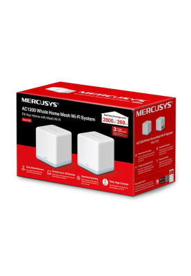 Домашня Mesh Wi-Fi система Mercusys(2шт у комплекті), Halo H30(2-pack)
