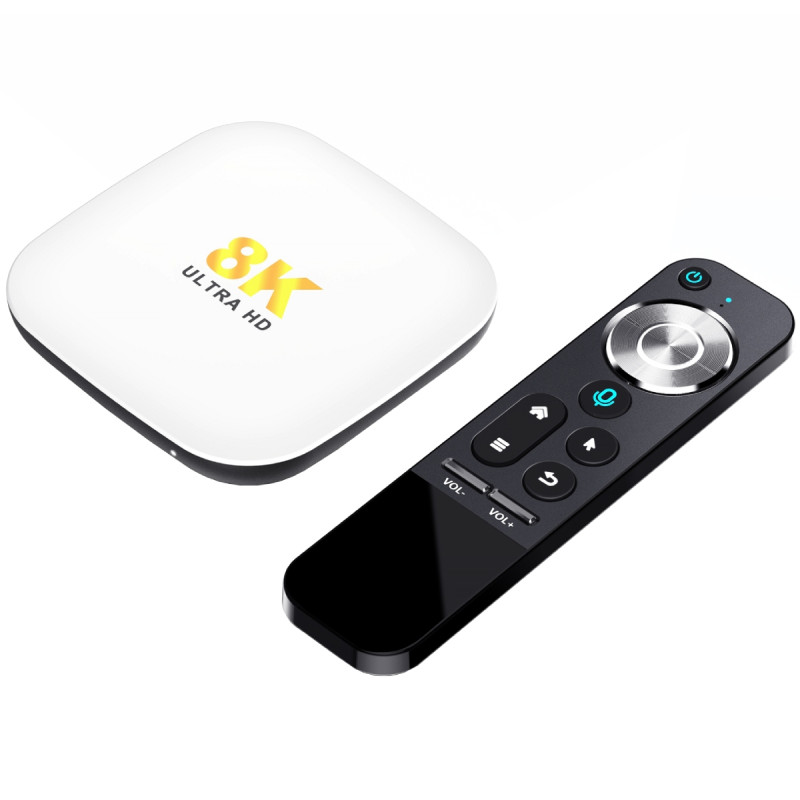 TV Медіаплеєр H96 MAX M2 4/32Gb/ Rockchip RK3528/ Android 13/ WiFi 2.4G+5G/BT 5.1/ білий