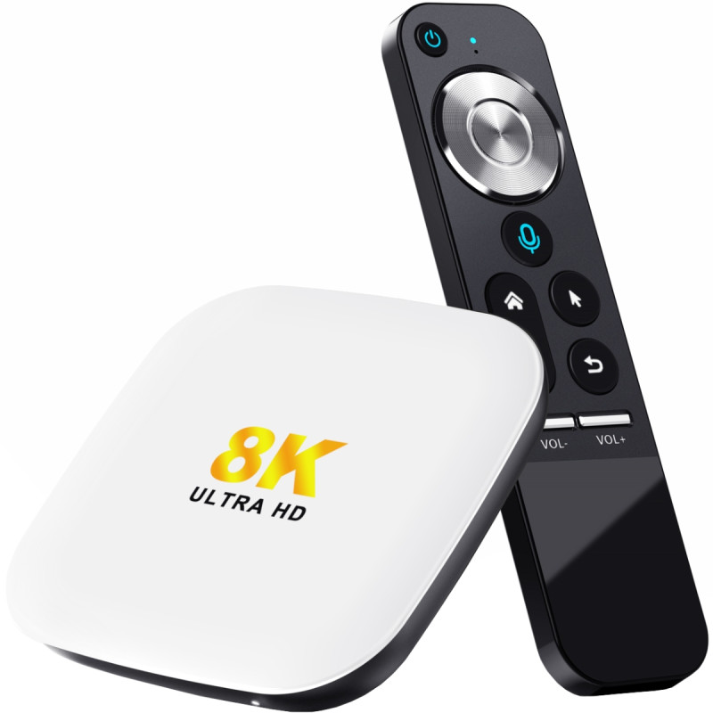 TV Медіаплеєр H96 MAX M2 4/32Gb/ Rockchip RK3528/ Android 13/ WiFi 2.4G+5G/BT 5.1/ білий