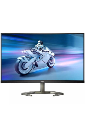 TFT 31.5" Philips 32M1C5500VL, QHD, VA, вигнутий, 165Hz, 1ms, 2хHDMI, DP, чорний