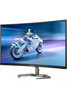 TFT 31.5" Philips 32M1C5500VL, QHD, VA, вигнутий, 165Hz, 1ms, 2хHDMI, DP, чорний