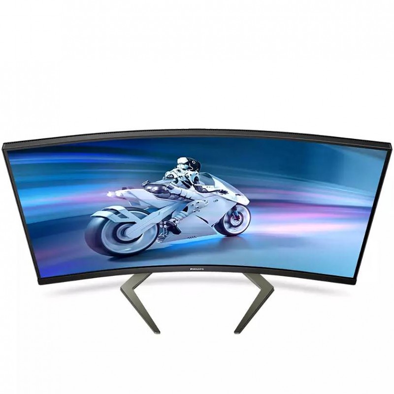 TFT 31.5" Philips 32M1C5500VL, QHD, VA, вигнутий, 165Hz, 1ms, 2хHDMI, DP, чорний