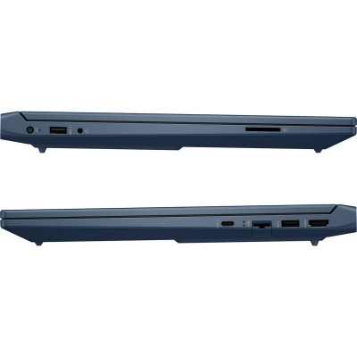 Ноутбук HP Victus 15-fa1021ua 15.6" FHD IPS,250n/i7-13620H (4.9)/16Gb/SSD512Gb/RTX 4050,6GB/Підсв/DOS/Синій (B82ZYEA)