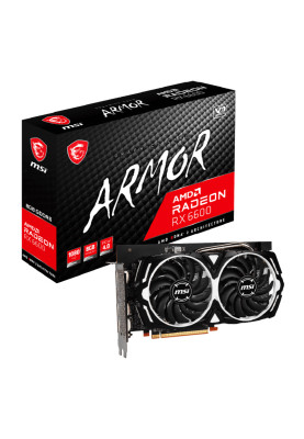 Відеокарта AMD Radeon RX 6600 MSI 8GB DDR6, 128 bit, PCI Express