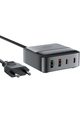 Зарядний пристрій 4xUSB 65W (2xUSB-C + 2xUSB-A) Gan Z6 Fast Charger Acefast