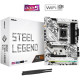 ASRock B650 Steel Legend WIFI (AM5/B650, 4*DDR5, 2xPCIex16, HDMI/DP, 4xSATAІІІ,3xM.2, 2.5GLan, ATX)