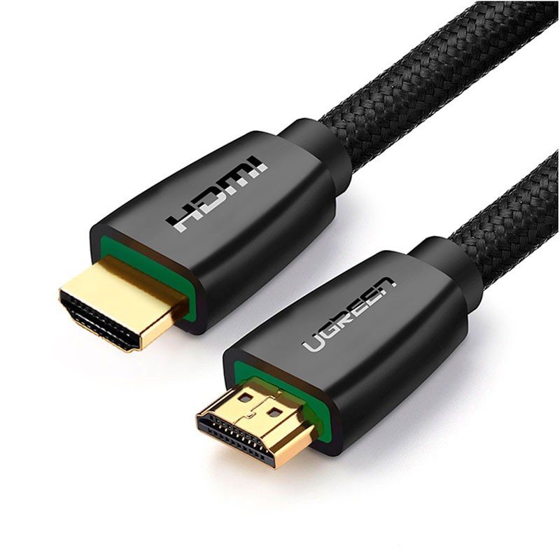 Кабель HDMI M - M, 5.0 м, V1.4 With Braid 4K@30Hz, HD118 UGREEN Чорний