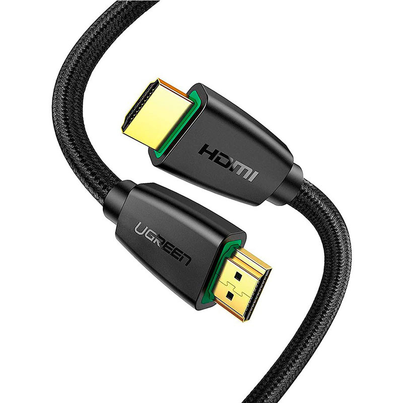 Кабель HDMI M - M, 5.0 м, V1.4 With Braid 4K@30Hz, HD118 UGREEN Чорний