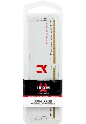 DDR4 16Gb 3600MHz GoodRAM IRDM PRO CRIMSON WHITE, Retail