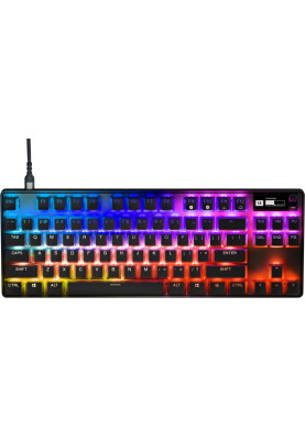 Клавіатура ігрова SteelSeries Apex Pro TKL UA HyperMagnetic Switches, OmniPoint 2.0, OLED
