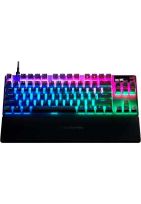 Клавіатура ігрова SteelSeries Apex Pro TKL UA HyperMagnetic Switches, OmniPoint 2.0, OLED