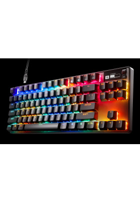 Клавіатура ігрова SteelSeries Apex Pro TKL UA HyperMagnetic Switches, OmniPoint 2.0, OLED
