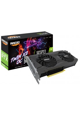 Відеокарта GeForce RTX3050 Inno3D Twin X2 OC, 8GB GDDR6 128bit PCI-E 4.0