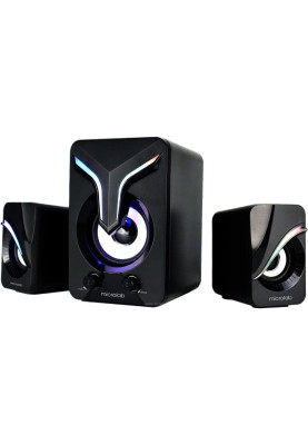 Акустична система 2.1 MICROLAB U-270 11W, USB, LED, чорна