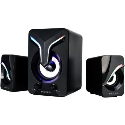 Акустична система 2.1 MICROLAB U-270 11W, USB, LED, чорна