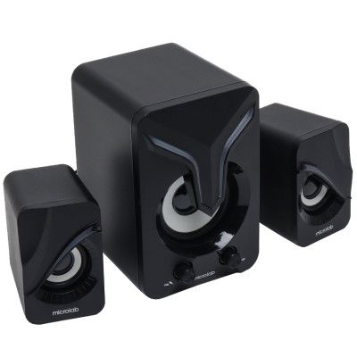 Акустична система 2.1 MICROLAB U-270 11W, USB, LED, чорна