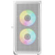 Корпус LogicConcept PORTOS MESH+GLASS ARGB fans 3x120mm WHITE без БЖ mATX