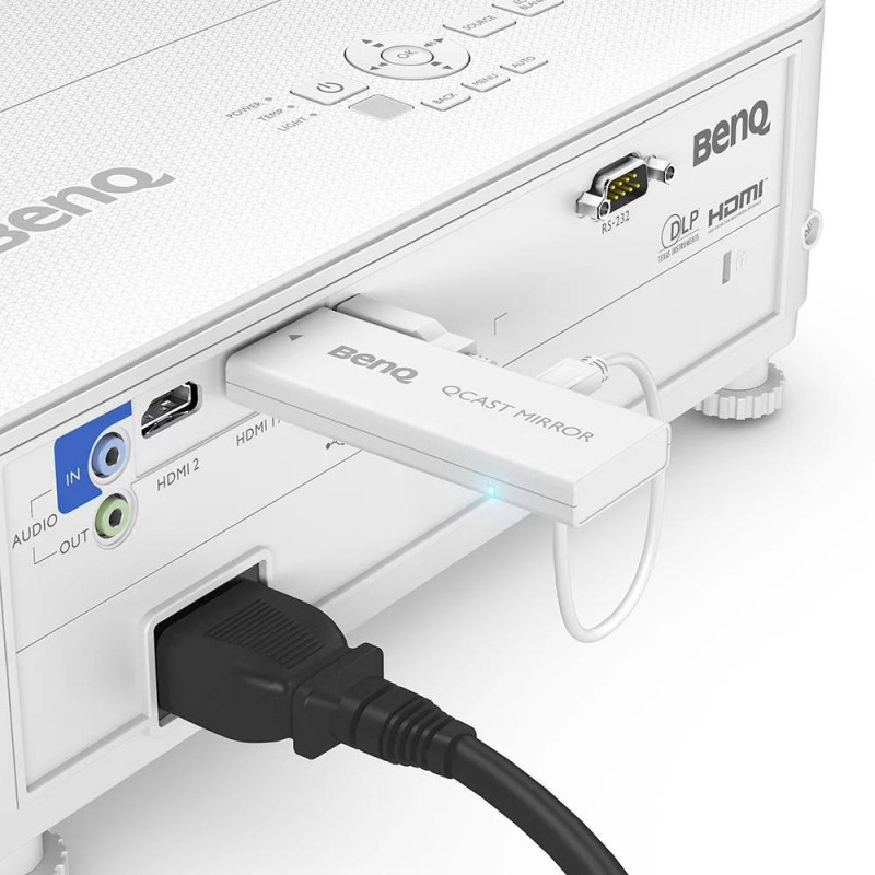 Проектор BENQ TH585P, DLP, FHD, 3500AL, 10000:1, 2xHDMI, білий