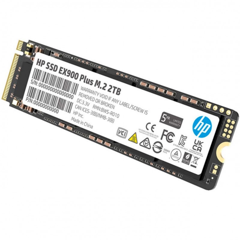 SSD 2TB HP EX900 Plus M.2 2280 PCI Ex Gen3 x4 3D NAND, Retail
