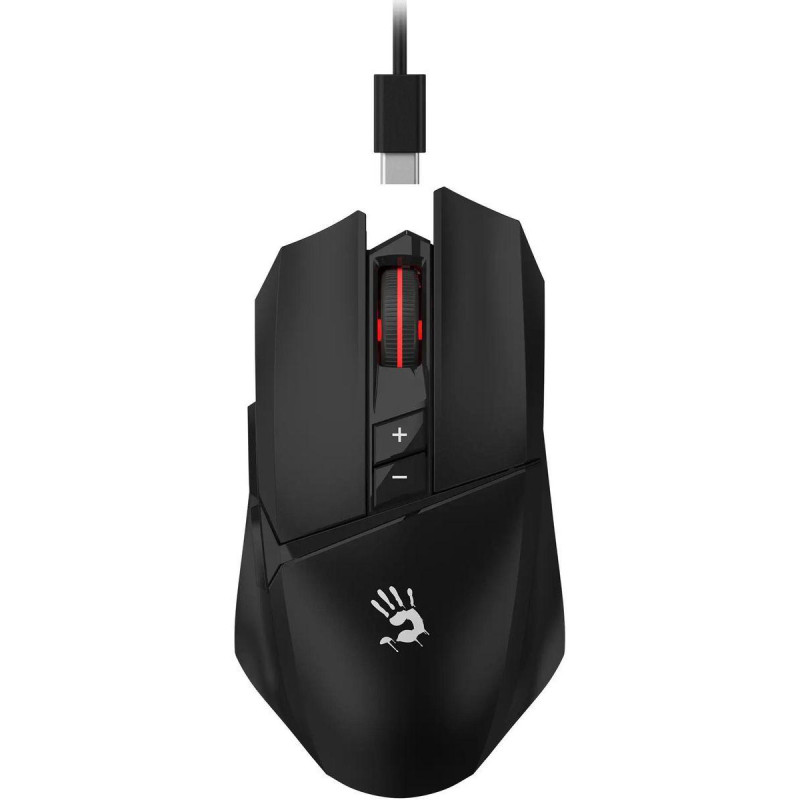 Мишка  A4-Tech Bloody R36 Ultra, бездротова, 7кн, 12000 dpi, чорна
