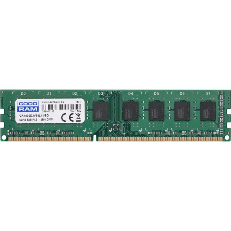 Пам'ять DDR3  8GB 1600MHz GoodRAM, Retail