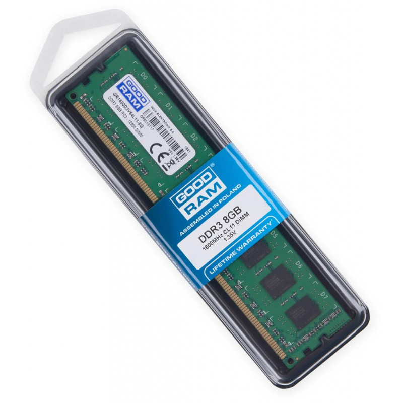 Пам'ять DDR3  8GB 1600MHz GoodRAM, Retail