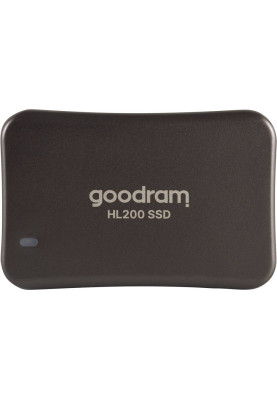 SSD external, USB 3.2 Gen2 Type-C  256Gb, GoodRAM HL200, Black, чорний, Retail