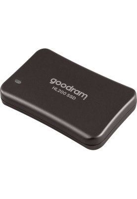 SSD external, USB 3.2 Gen2 Type-C  256Gb, GoodRAM HL200, Black, чорний, Retail