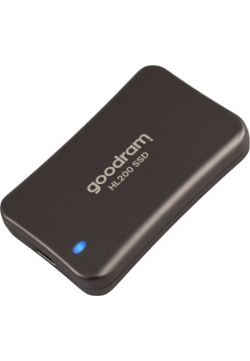 SSD external, USB 3.2 Gen2 Type-C  256Gb, GoodRAM HL200, Black, чорний, Retail