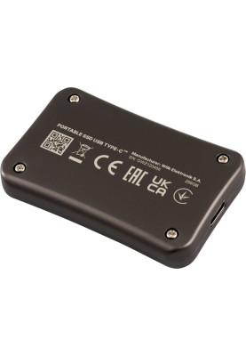 SSD external, USB 3.2 Gen2 Type-C  256Gb, GoodRAM HL200, Black, чорний, Retail
