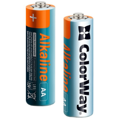 Батарейка AА/LR06, Alkaline Power, лужні, СolorWay, BL (40шт.)