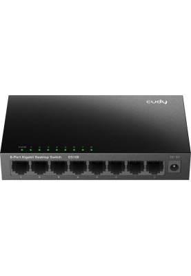 Комутатор Cudy GS108, 8 портовий Gigabit Metal Desktop Switch