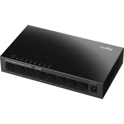 Комутатор Cudy GS108, 8 портовий Gigabit Metal Desktop Switch
