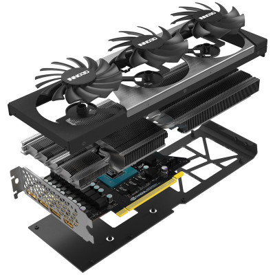 GeForce RTX4070 Inno3D X3 OC, 12GB GDDR6X, 192bit, PCI Express