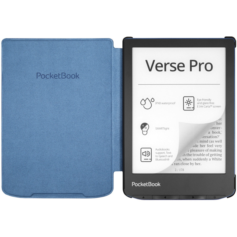Обкладинка PocketBook 6", PB629/634, Shell cover, синя