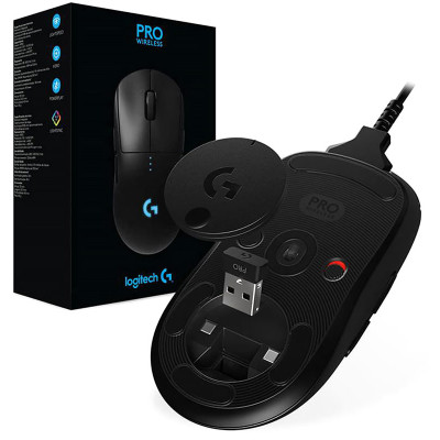 Мишка Logitech G Pro Gaming бездротова чорна
