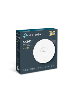Точка доступу TP-Link EAP660 HD AX3600 1x2.5GE LAN PoE MU-MIMO стельова