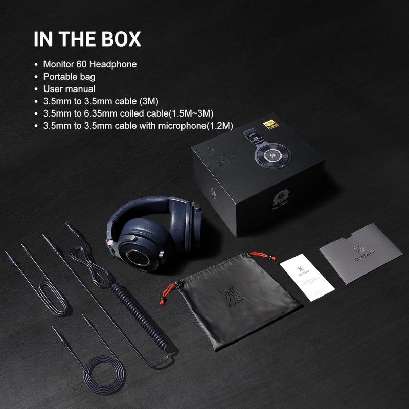 Гарнітура OneOdio Monitor 60, 3,5мм/6,35мм Misty Blue