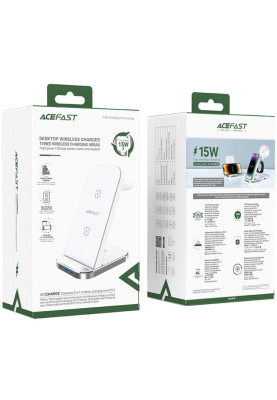 Зарядний пристрій Wireless QI 3in1 15W E15 Acefast