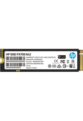 SSD 1Tb HP FX700 M.2 PCIe 4.0 x4 NVMe 2.0 2280 TLC 3D V-NAND, Retail
