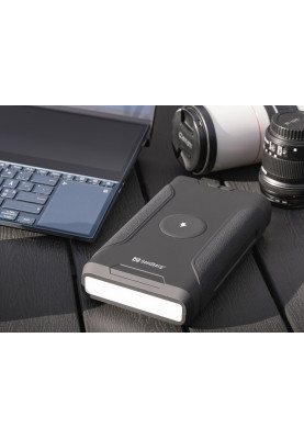 УМБ Sandberg Survivor 72000mAh DC70W, PD,2xUSB-C 60W,QC3.0(18W)USB-A, Cigar Lighter,Wireless, Li-Ion
