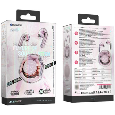 Навушники TWS Acefast T8 lotus pink