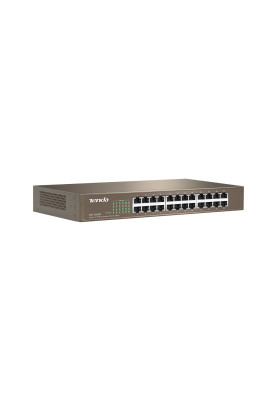 Комутатор TENDA TEF1024D 24xFE, Desktop метал, Некерований