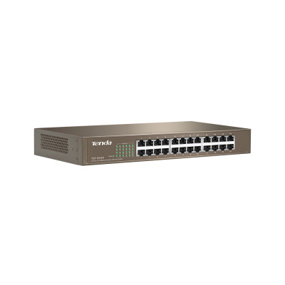 Комутатор TENDA TEF1024D 24xFE, Desktop метал, Некерований