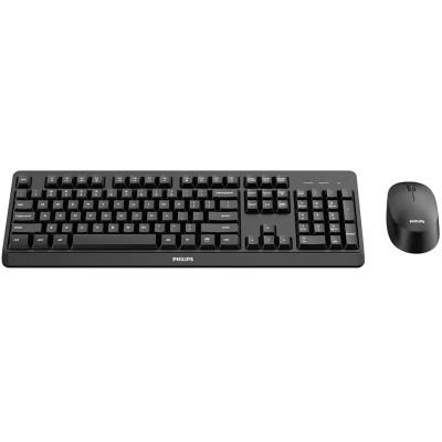 Комплект бездротовий Philips 6307 (клавіатура + мишка) UA чорний