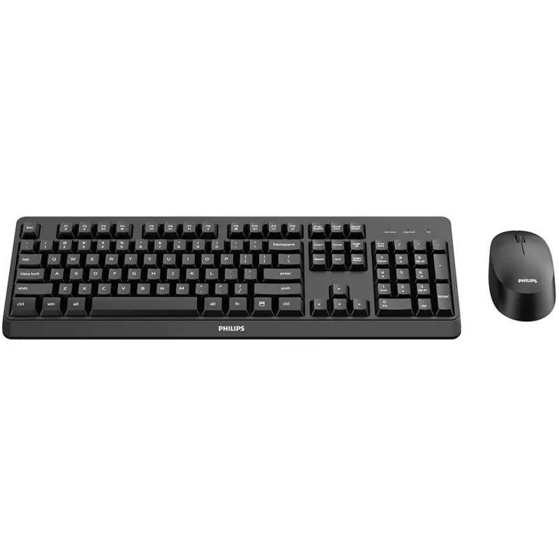 Комплект бездротовий Philips 6307 (клавіатура + мишка) UA чорний