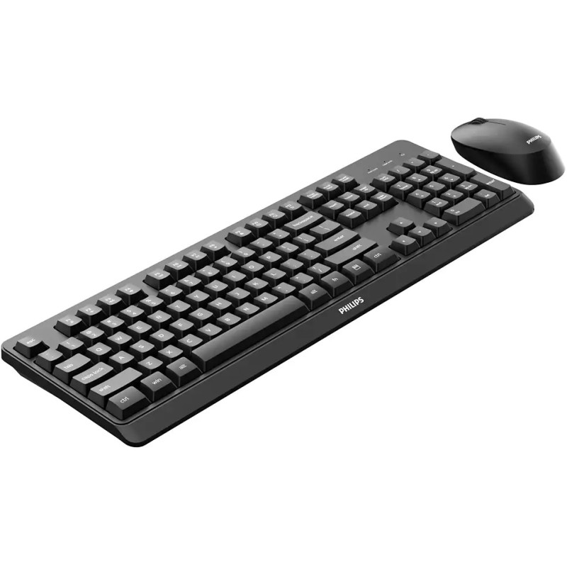 Комплект бездротовий Philips 6307 (клавіатура + мишка) UA чорний