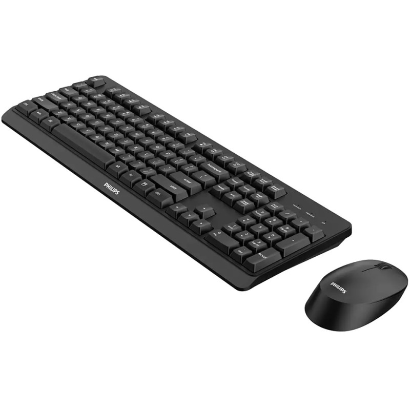 Комплект бездротовий Philips 6307 (клавіатура + мишка) UA чорний